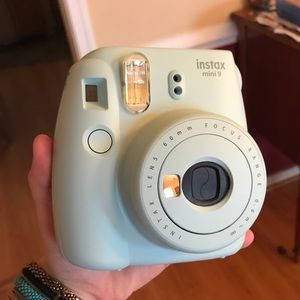 Blue Fujifilm Instax Mini 9 Camera